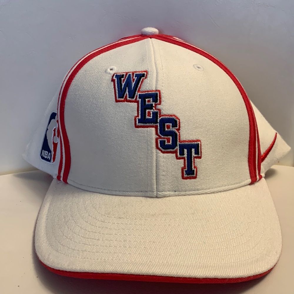 All Star Game 2004 NBA West Nike Hat Cap Size XL White Red. Almost New.